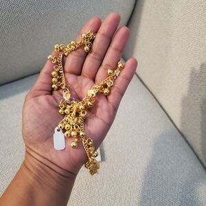 Elegant INDIAN Gold Color Bells Necklace